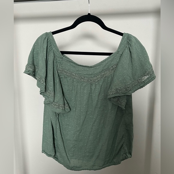 Old Navy Blouse | Size M | Green - Picture 2 of 6
